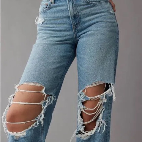 NWT American Eagle Curvy Stretch Super High Rise Jeans Size 12 - Picture 6 of 13